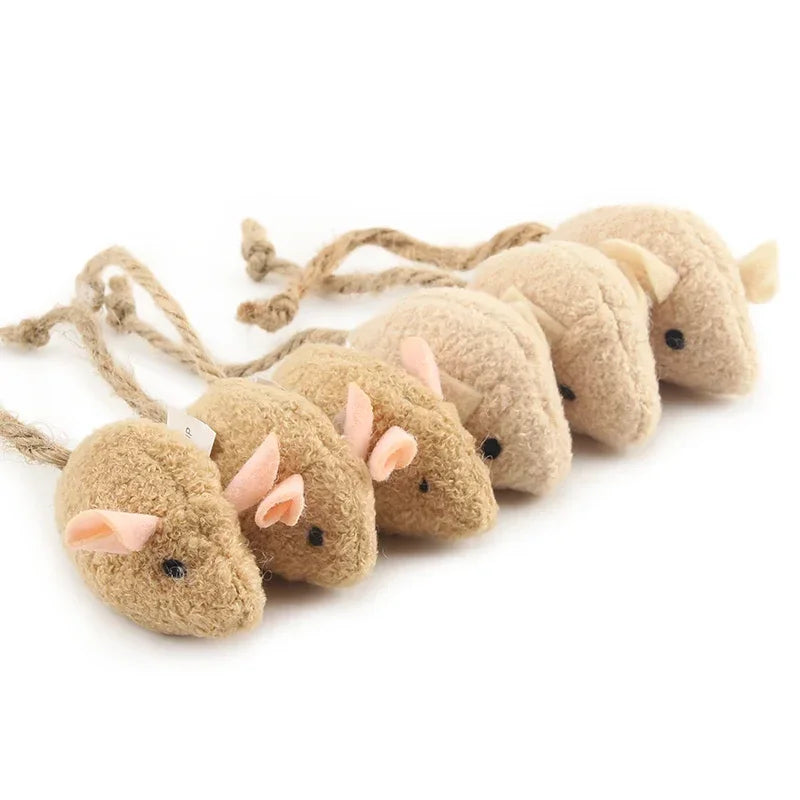 Plush Catnip Mouse Toy for Cats