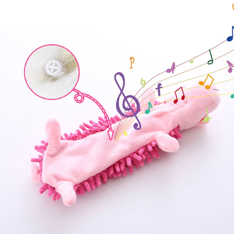 Squeaky Plush Dog Toy – Soft Fleece Chew & Teeth Grinding Toy