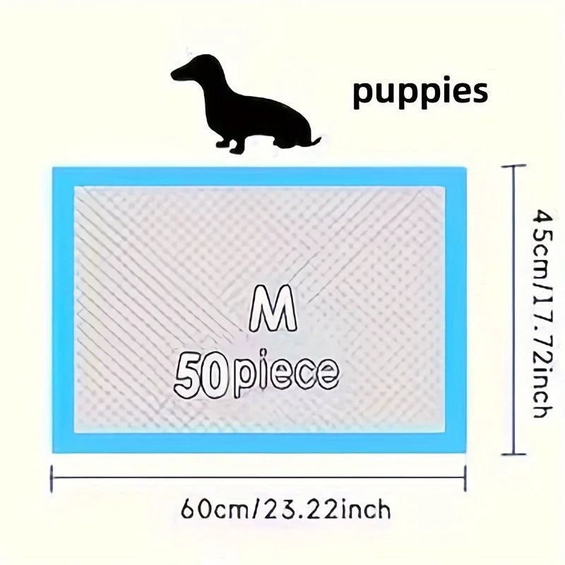 Alèses jetables pour chiens - Tapis absorbants pour chiots pour l'apprentissage de la propreté