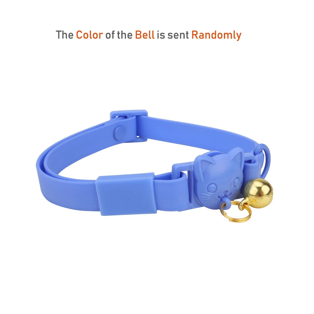 Waterproof Adjustable Cat Collar with Bell