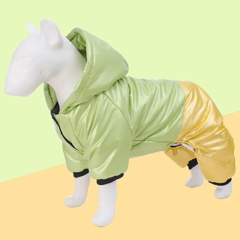 Waterproof Winter Down Hoodie Jacket for Small Dogs