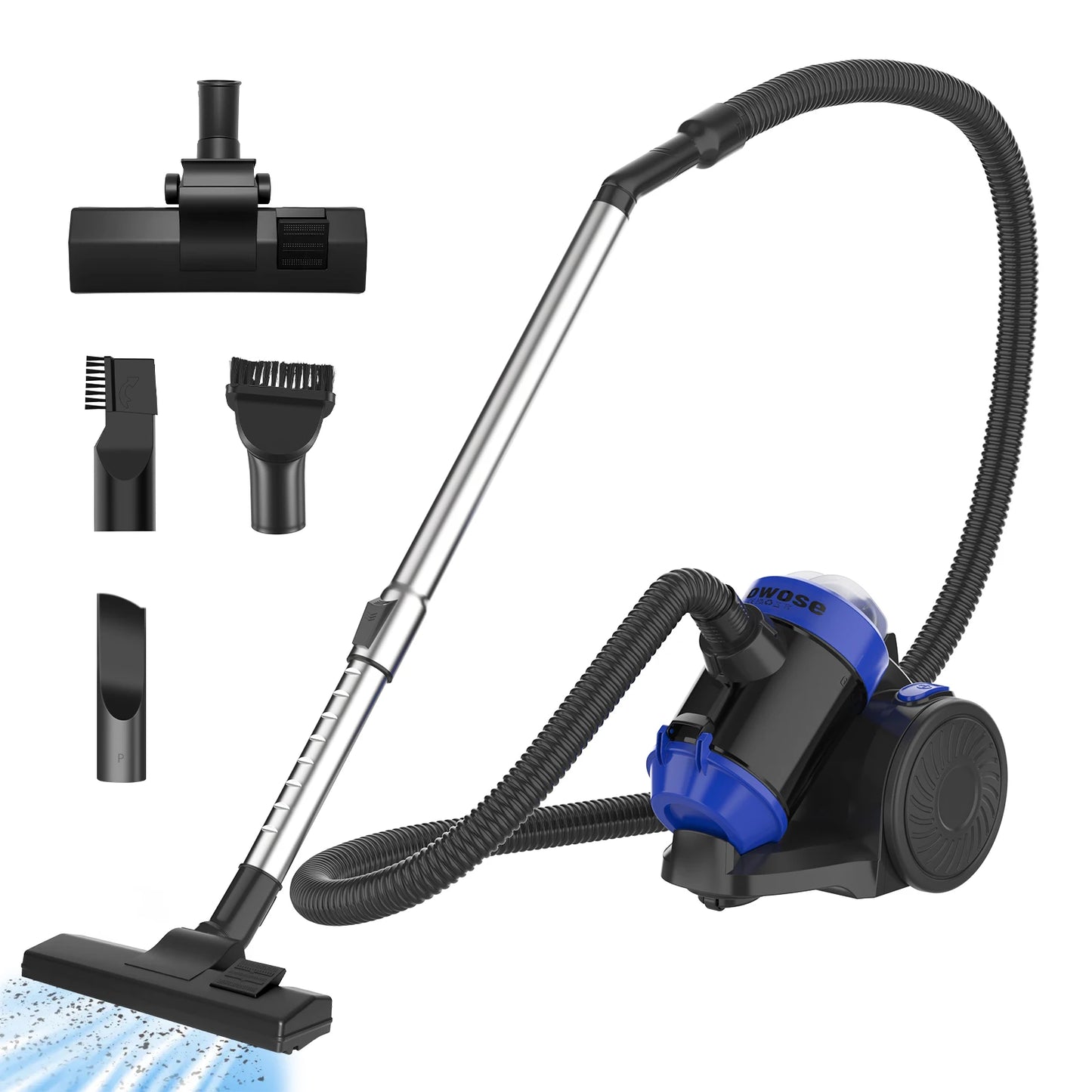 Pet Hair Bagless Vacuum Cleaner with HEPA Filter & 3-in-1 Brush