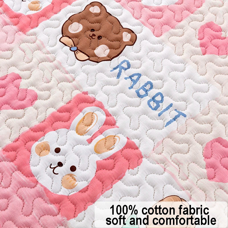 Washable Cotton Pet Floor Mat – Multi-Use Bedding Pad
