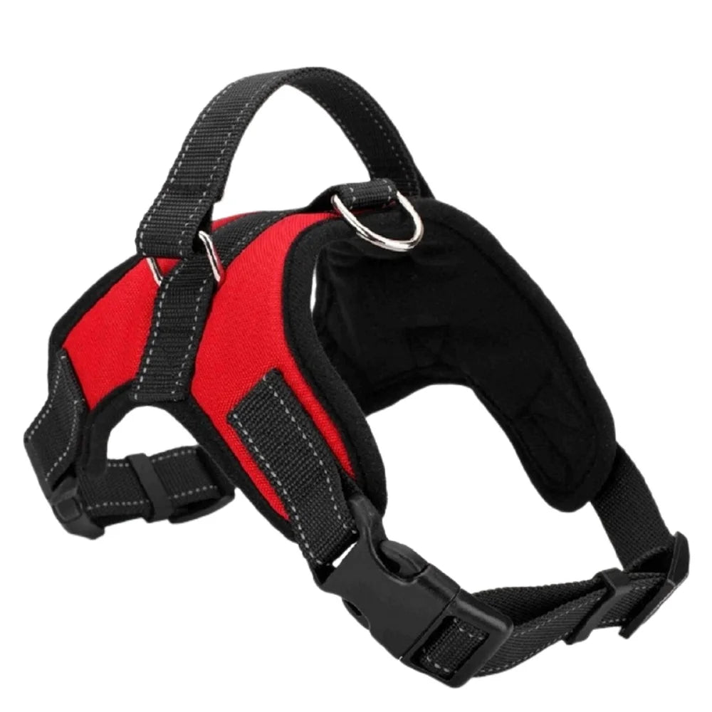 Padded Reflective Dog Harness Vest – Nylon, S to XL