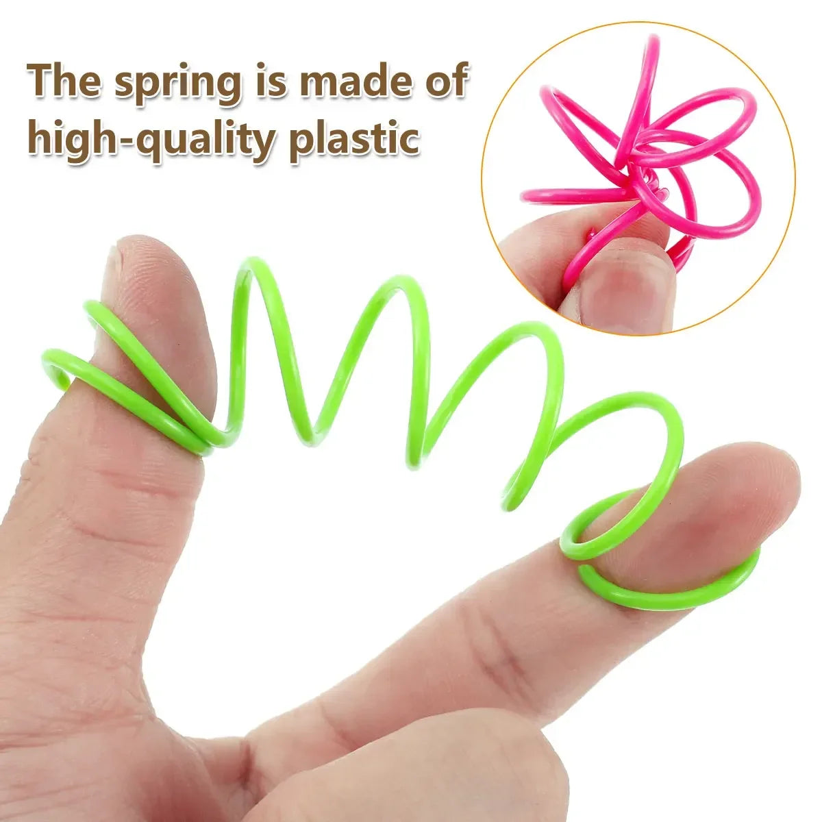 Colorful Spring Coil Cat Toys