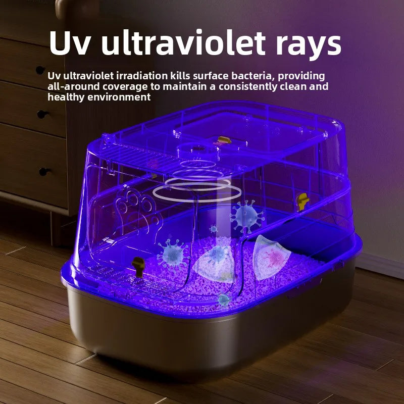Covered Cat Litter Box