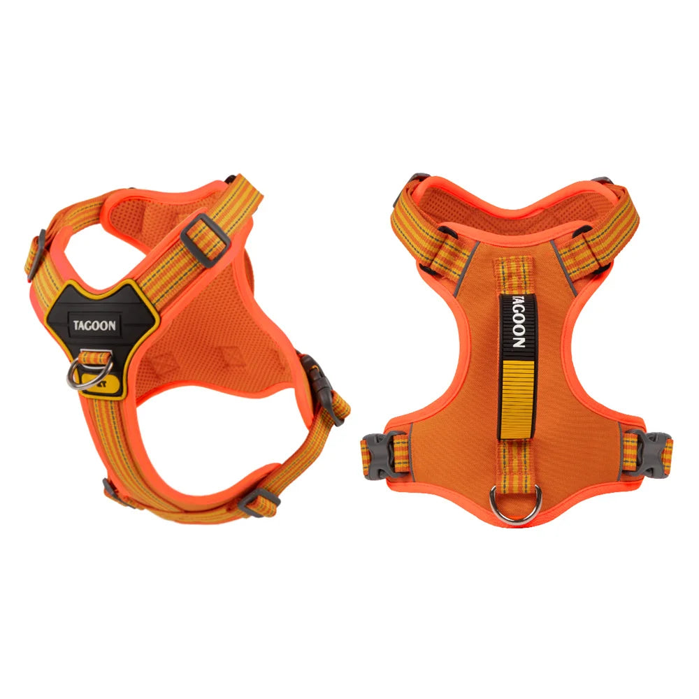 No Pull Big Dog Harness with Handle for Small Medium Large Dogs Weimaraner Doberman Pinscher Fashion Durable Pet Vest Harnesses