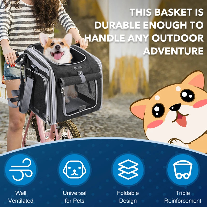Expandable Pet Carrier Backpack with Four Access Openings