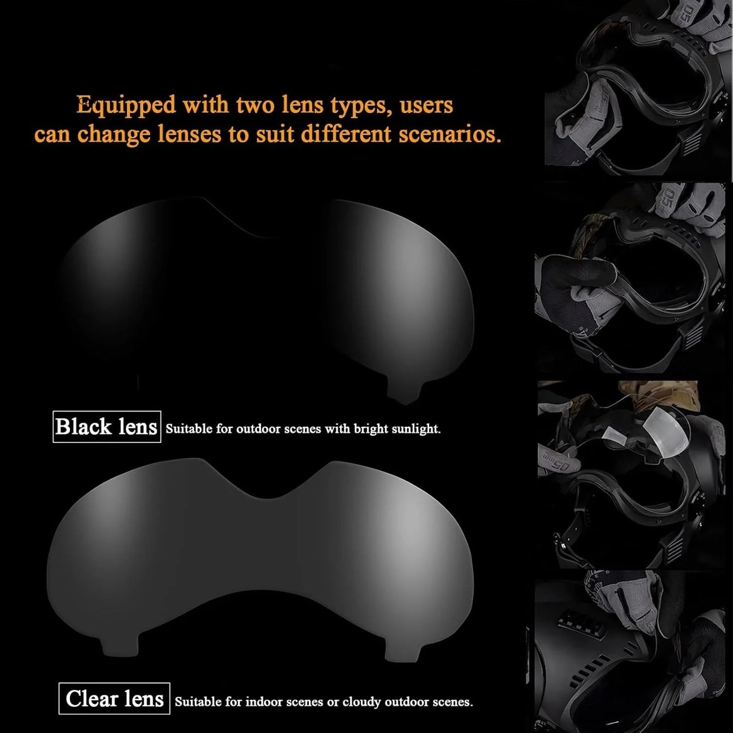 Tactical Dog Helmet with Removable Ear Guards — Adjustable Head Protection for Working Dogs & Large Breeds