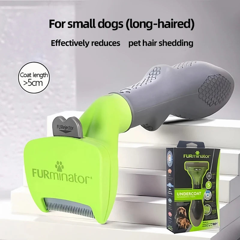 Pet Deshedding Grooming Brush for Dogs & Cats
