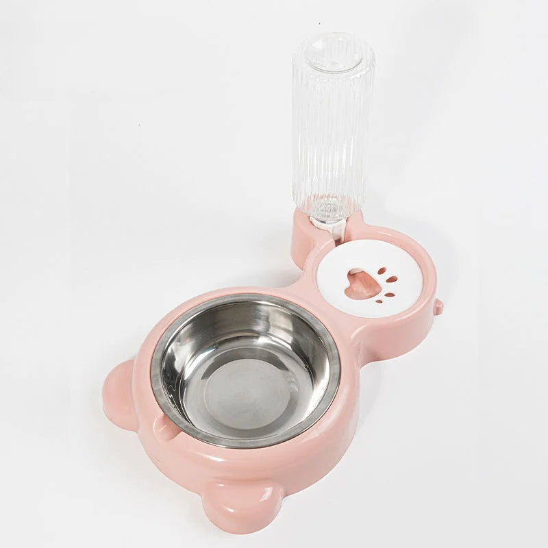 Gravity Pet Water & Food Dispenser Station – For Cats & Dogs