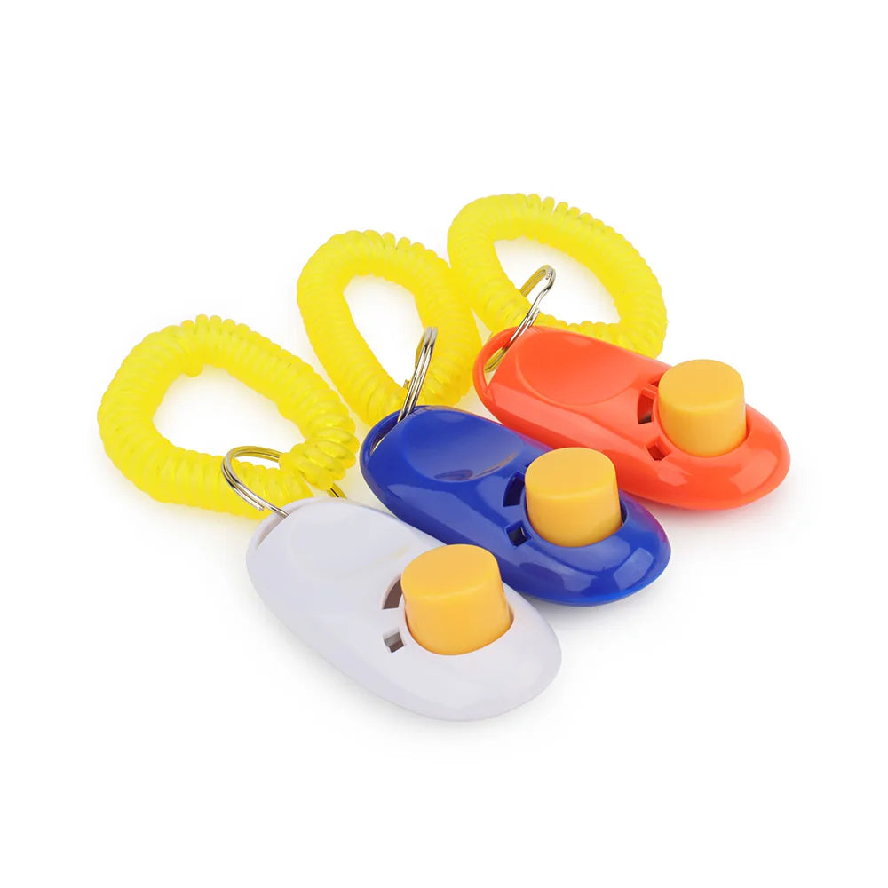 Pet Training Clicker with Wrist Strap (10 Pack)