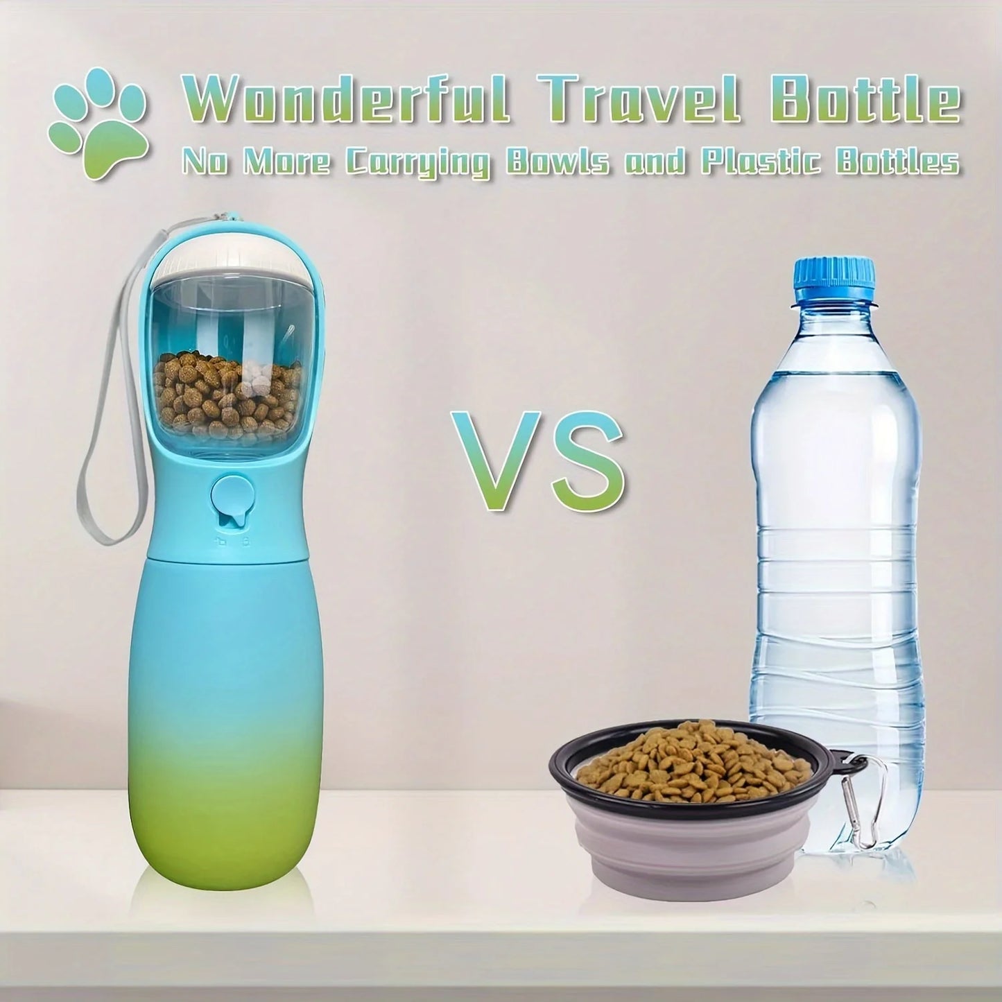 Gourde de voyage anti-fuite pour chien