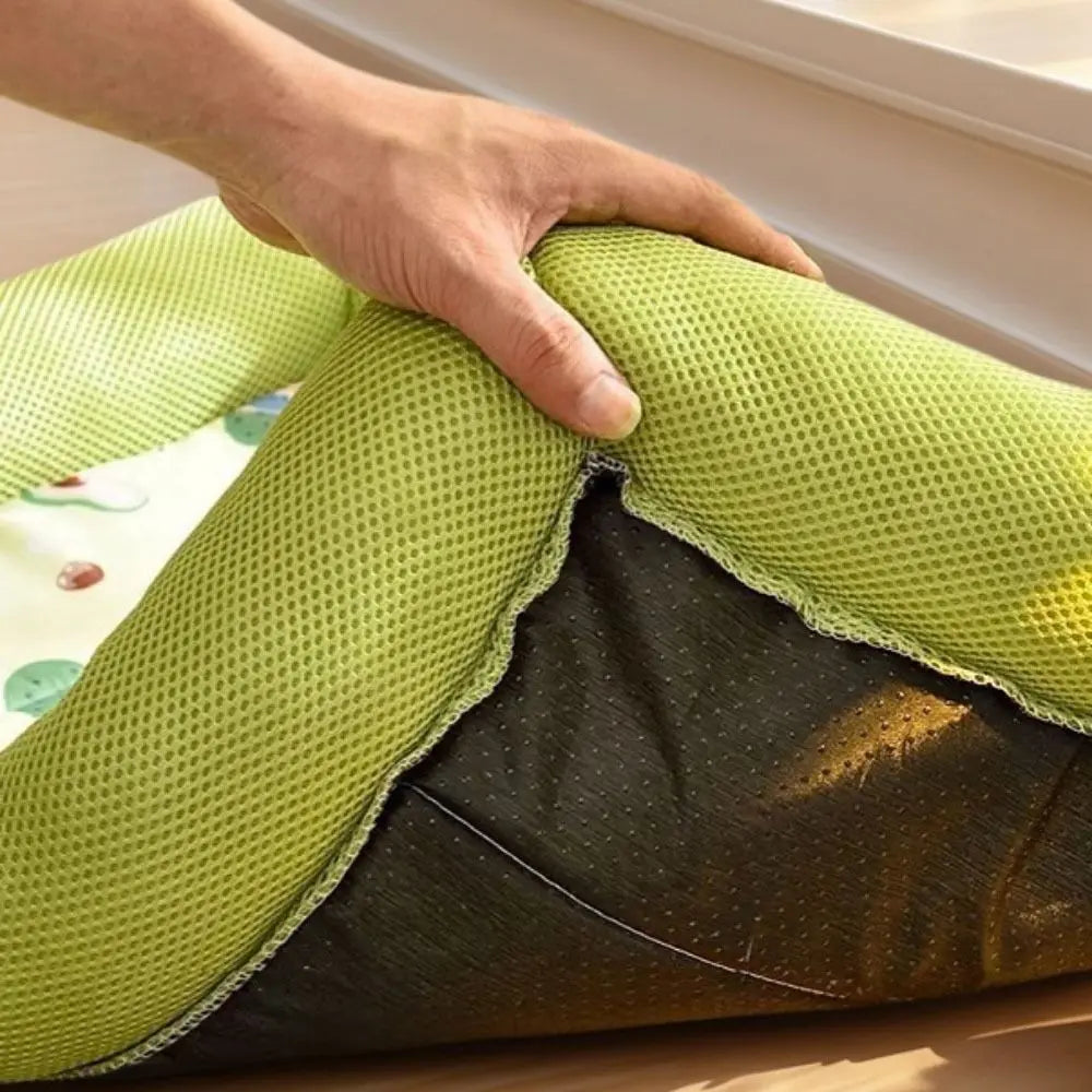 Square Cooling Pet Bed with Neck Support — Breathable, Waterproof & Anti-Slip for Dogs & Cats