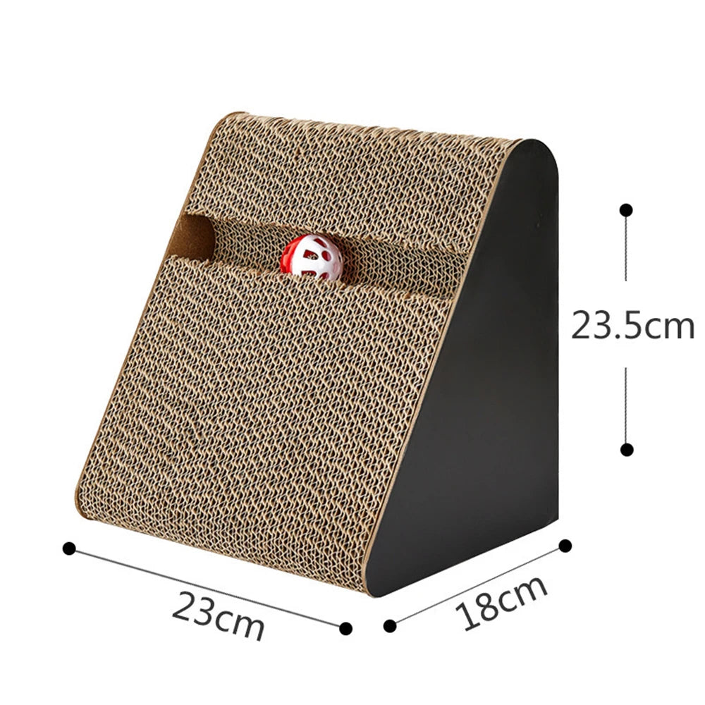 Cardboard Cat Scratcher – Durable Furniture Protector for Indoor Cats & Kittens