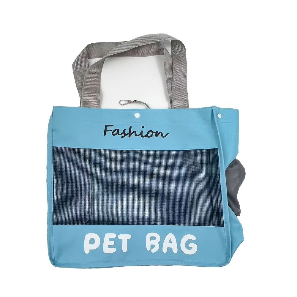 Breathable Canvas Carrier Bag for Cats & Small Dogs