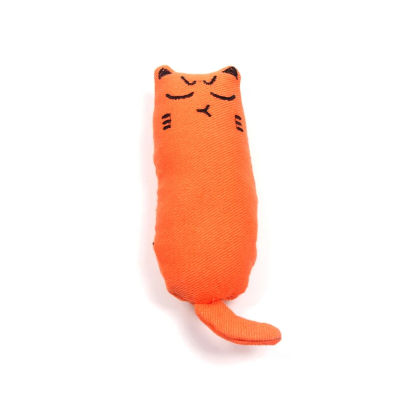Catnip Plush Toy with Crinkle Sound - Dental Chew for Cats & Kittens