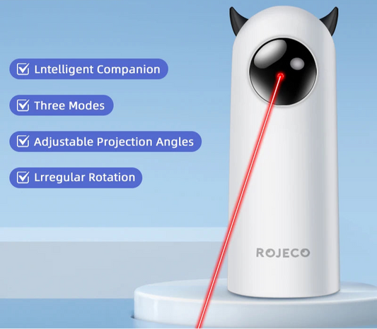 Interactive Smart Cat Toy with LED Laser and Handheld Control