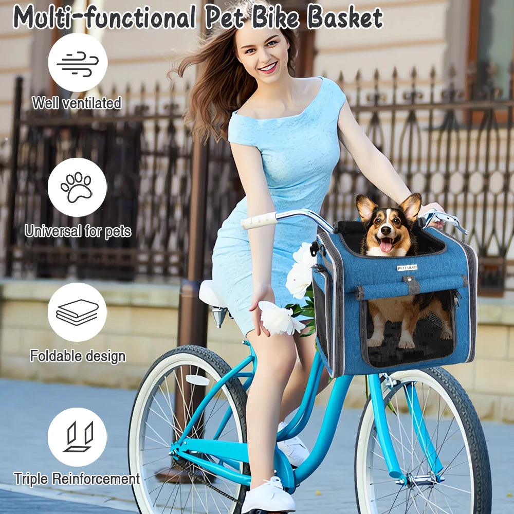 Expandable Soft-Sided Pet Carrier with Four Access Openings