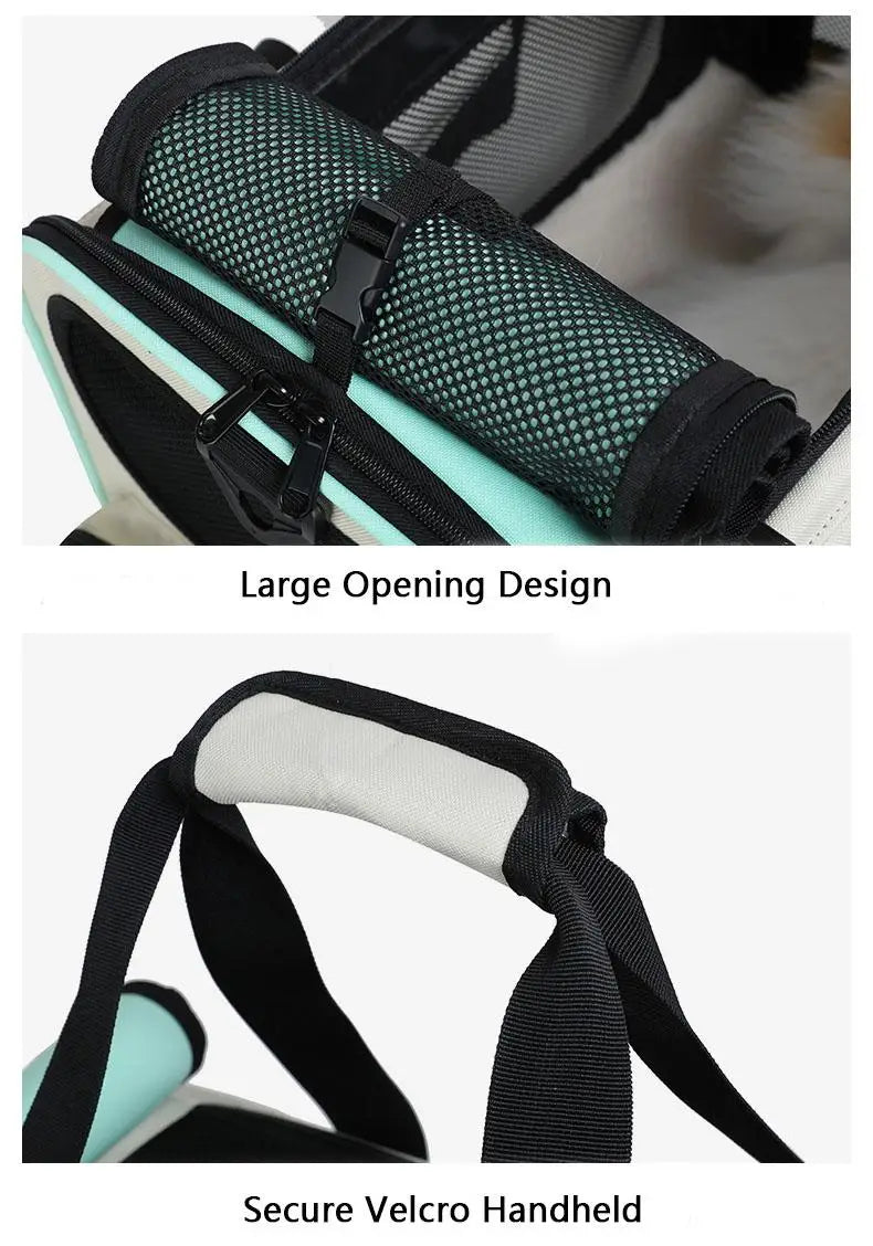 Sac de transport pliable pour animaux de compagnie — Grande valise de voyage détachable