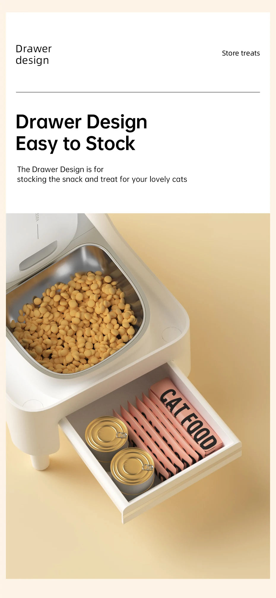 Adjustable Elevated Pet Feeder Stand for Cats & Dogs
