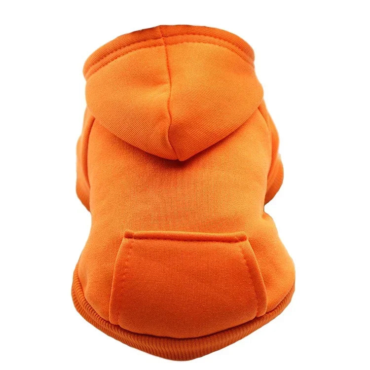 Manteau à capuche en polaire pour chien | Veste sweat chaude d'automne et d'hiver pour petits chiens et chats