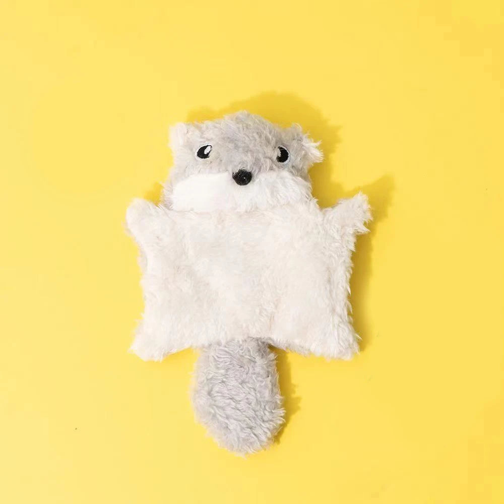 Flying Squirrel Squeaky Interactive Cat Toy