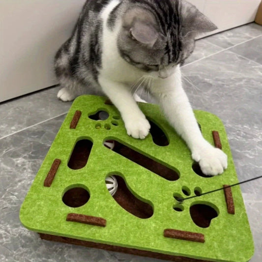 Puzzle Cat Toy - Interactive Mental Stimulation Maze Box