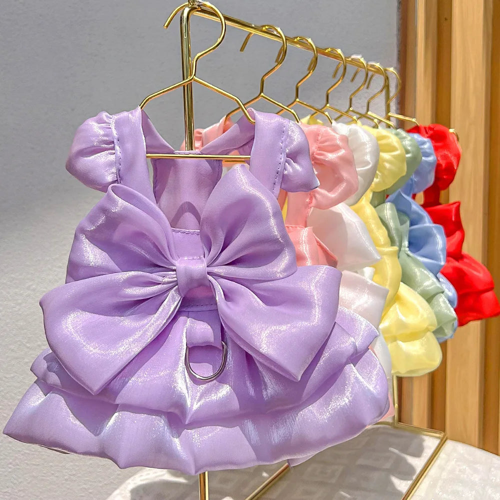 Bowknot Princess Dress for Small Dogs & Cats