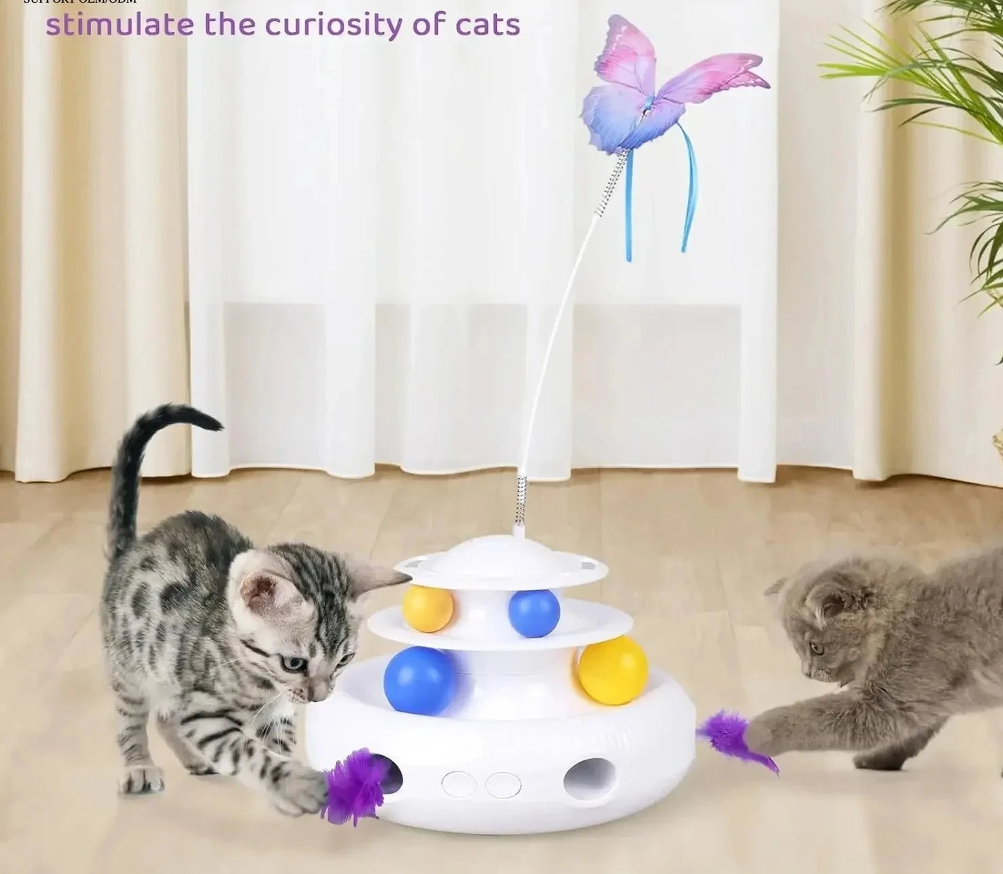 3-in-1 Automatic Interactive Cat Toy