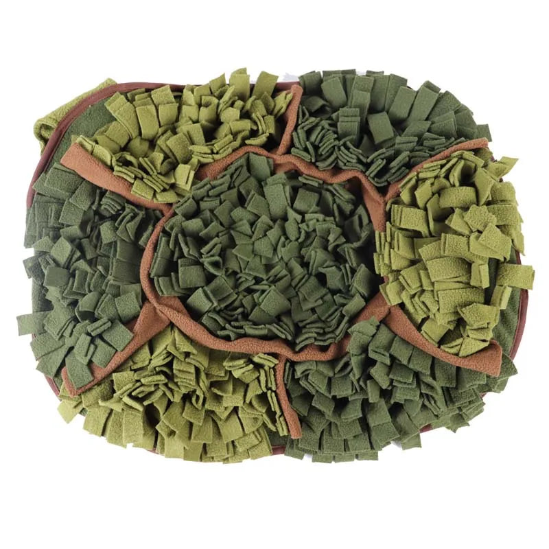 Animal-Shaped Dog Snuffle Mat — Foldable with Hidden Squeaker