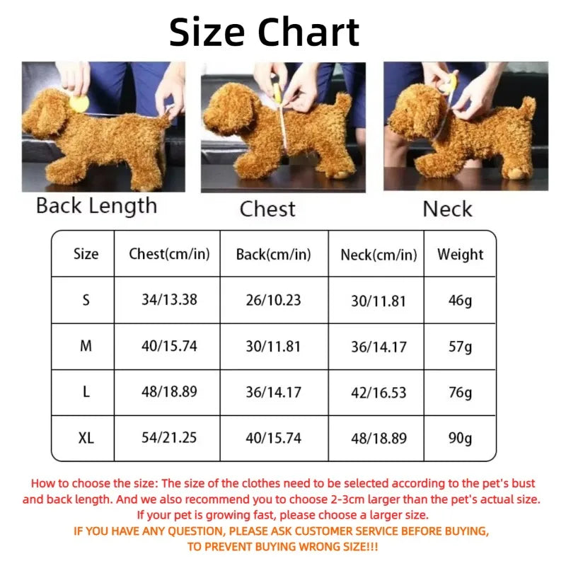 Gilet Polaire pour Petits Chiens et Chats | Manteau d'Hiver Chaud pour Chihuahuas et Bouledogues Français