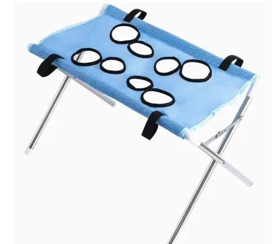 Portable Pet Grooming Bath Hammock Stand for Small Dogs & Cats