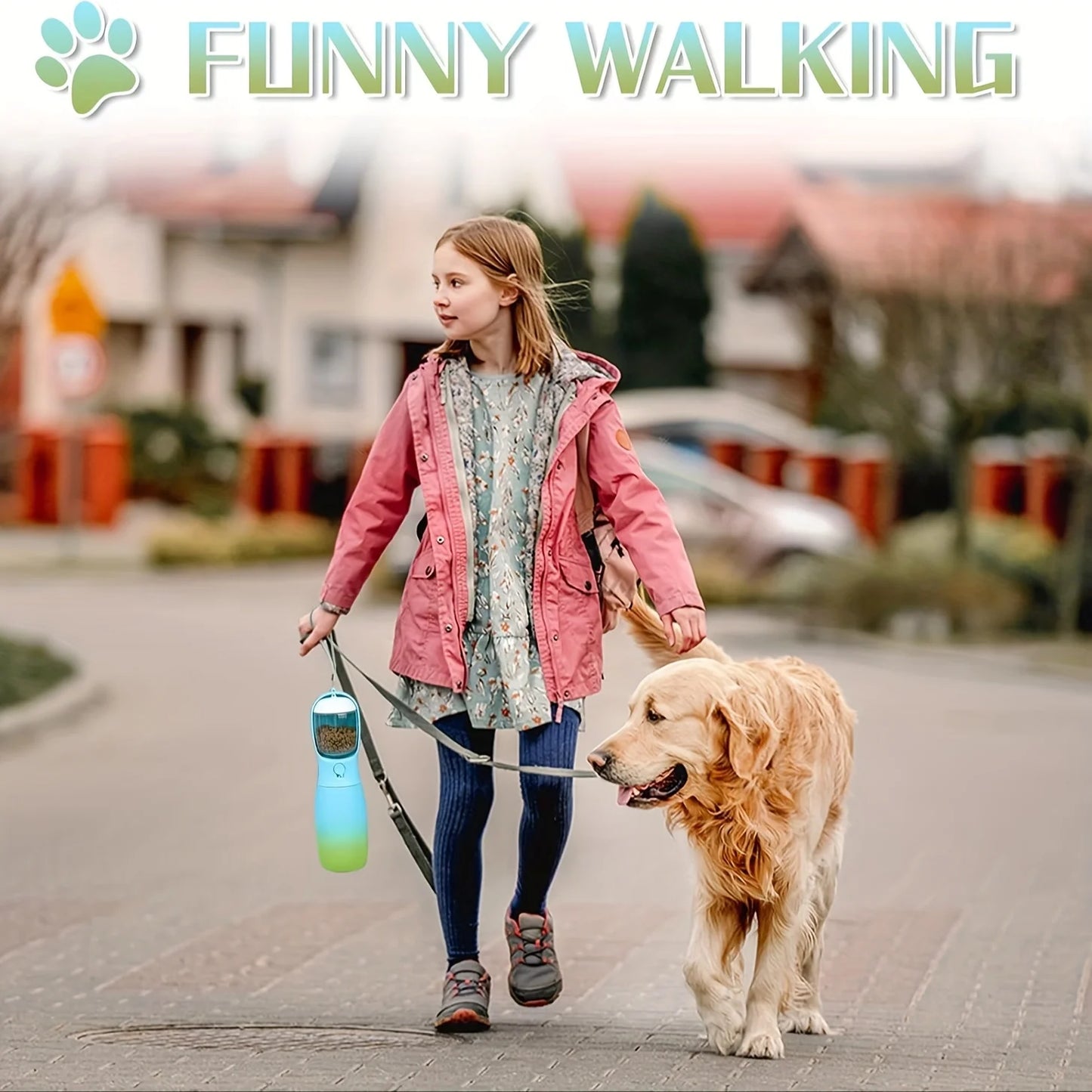 Gourde de voyage anti-fuite pour chien