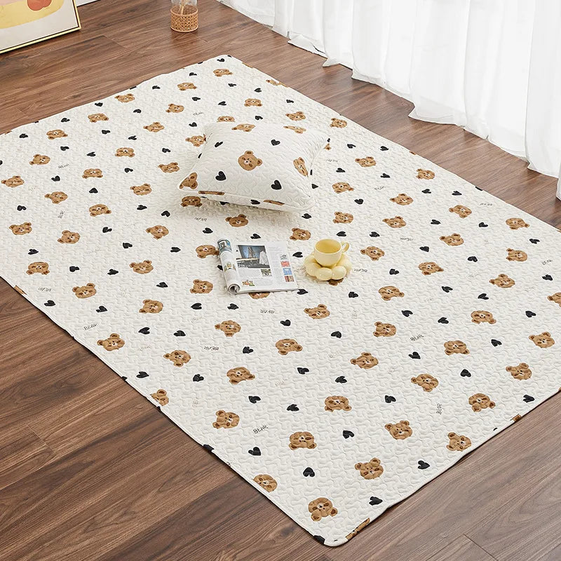 Washable Cotton Pet Floor Mat – Multi-Use Bedding Pad