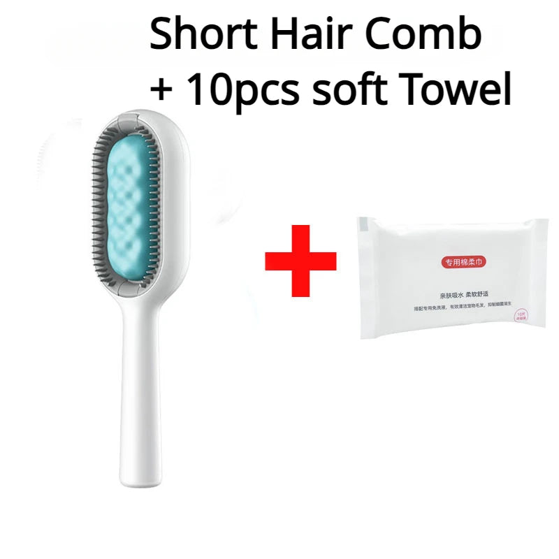Brosse de retrait de poils d'animaux double face