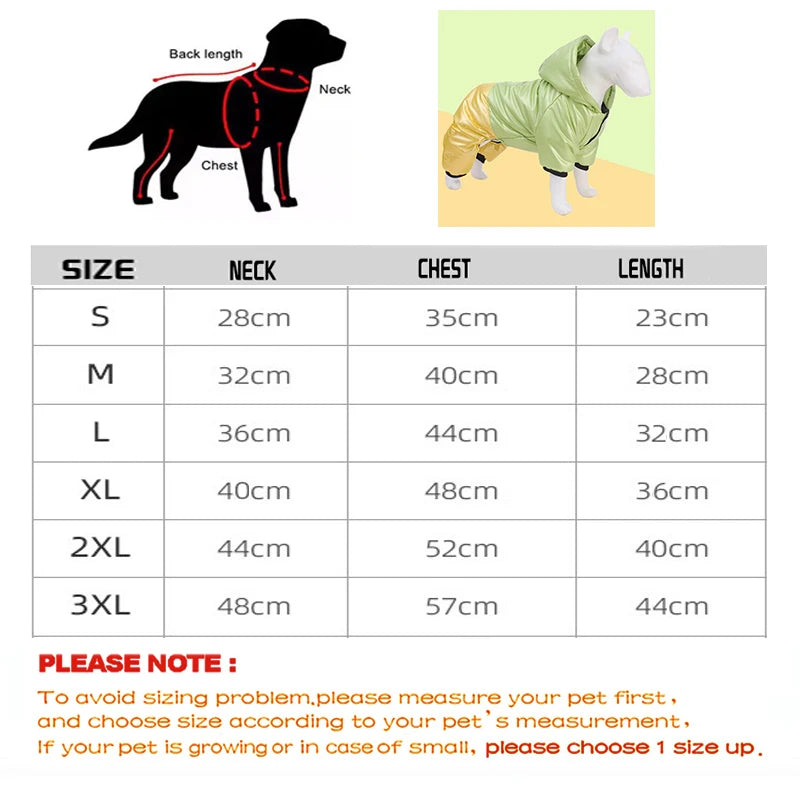 Waterproof Winter Down Hoodie Jacket for Small Dogs