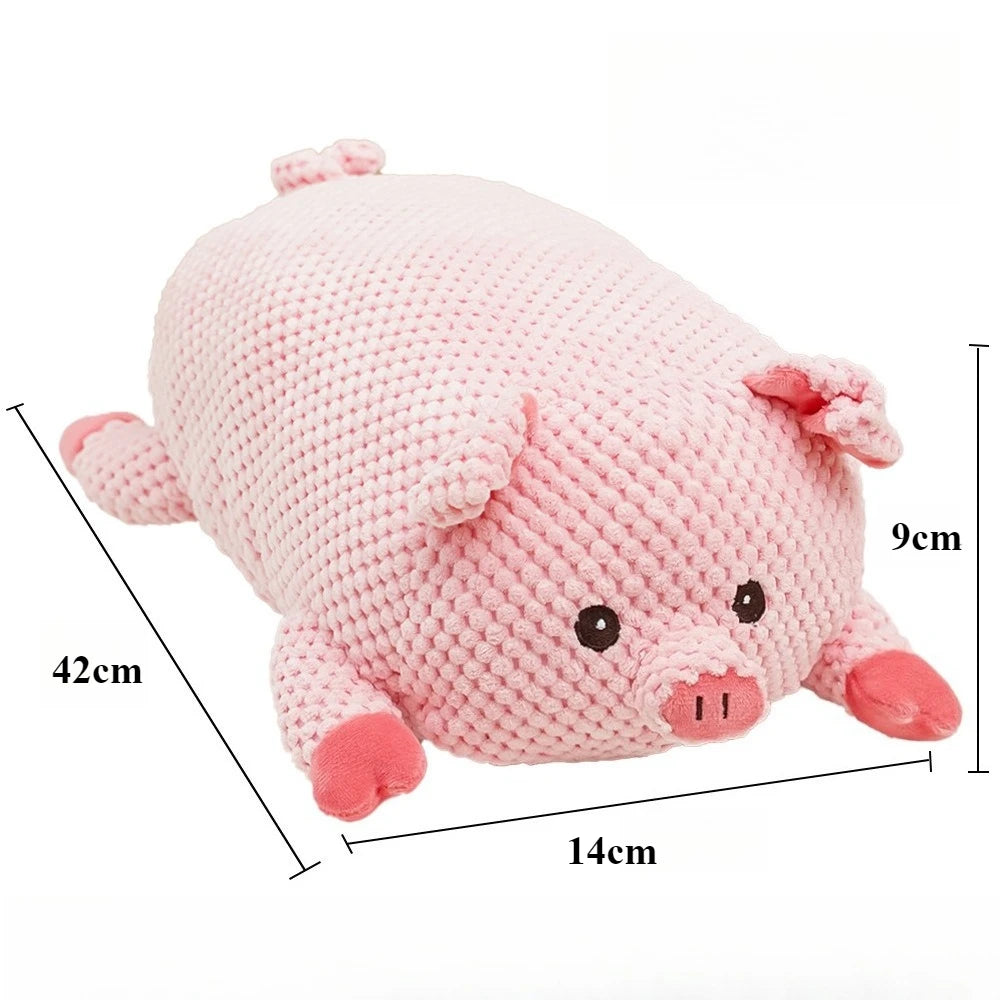 Plush Animal Dog Toy – Bite-Resistant Squeaky Comfort Toy