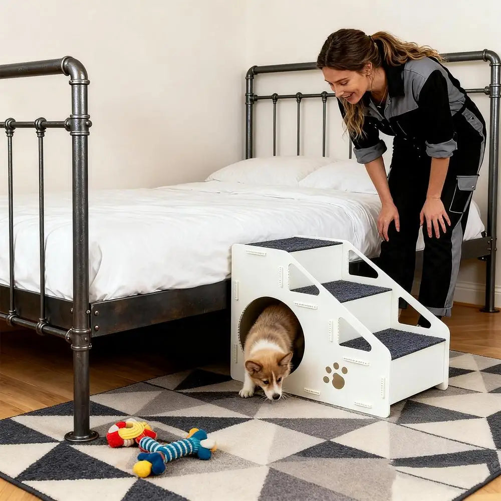 Portable Pet Steps for Beds & Sofas