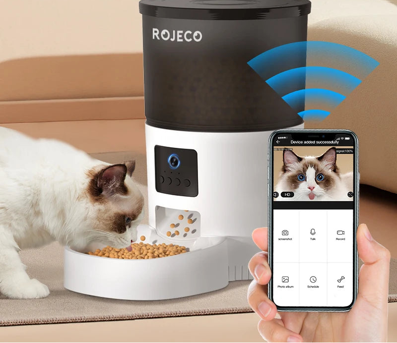 3L Smart Automatic Pet Feeder with HD Camera & WiFi