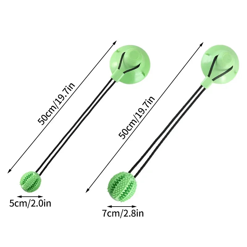 Suction Cup Tug Toy with Ball