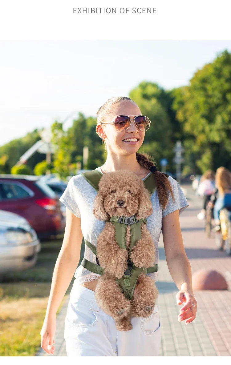 Front-Facing Pet Carrier Backpack for Dogs & Cats