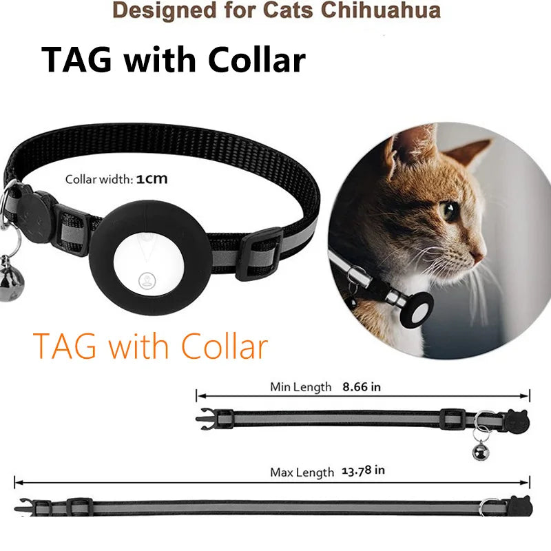 Pet Locator Tag with Optional Collar