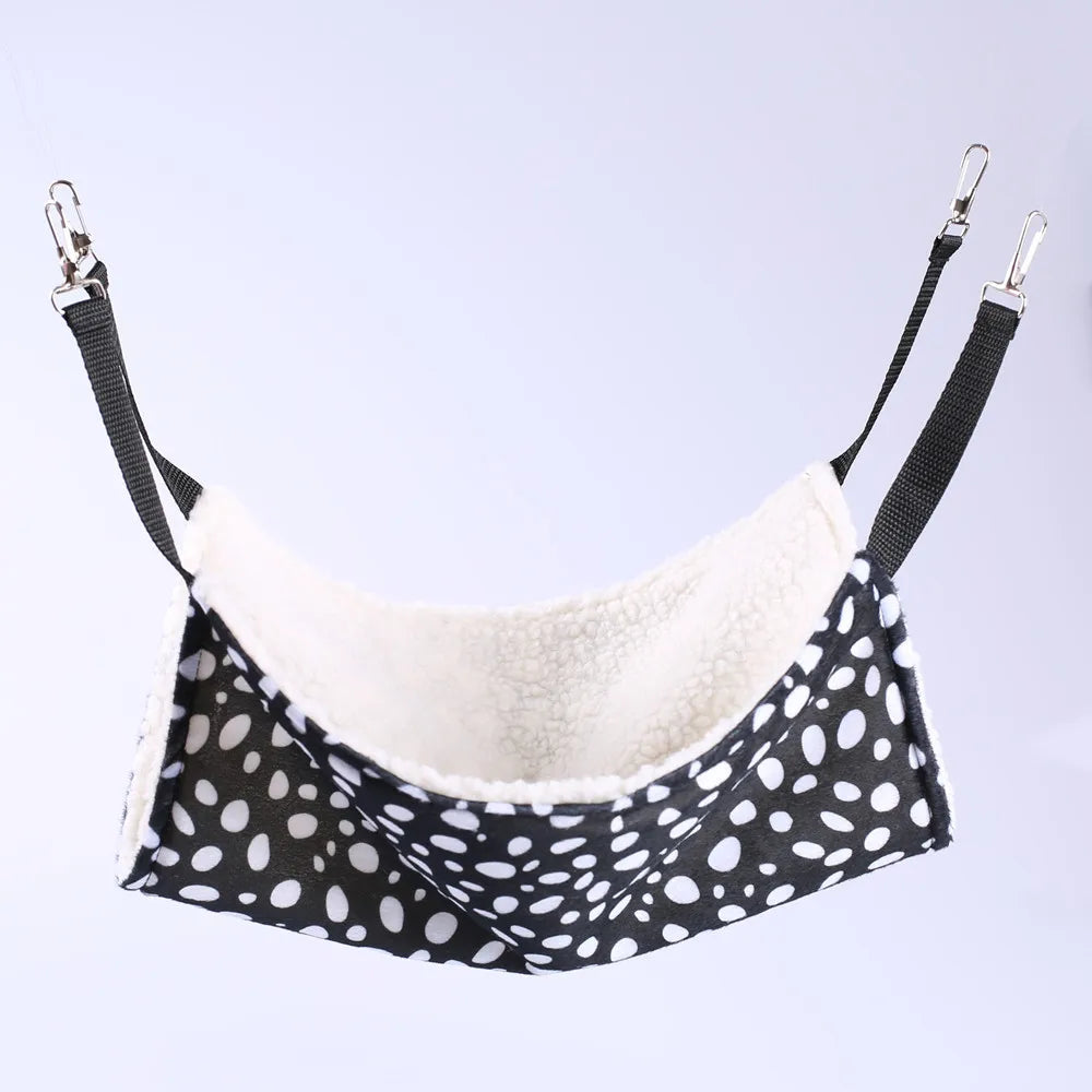 Plush Hanging Hammock Bed for Cats & Small Animals