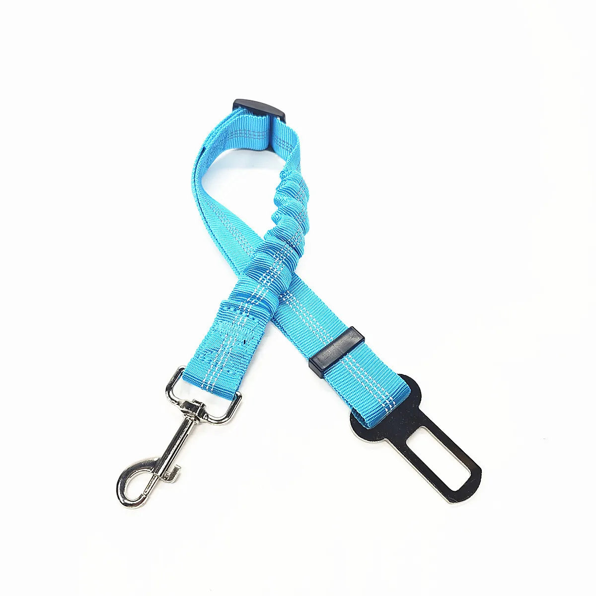 Ceinture de sécurité rétractable pour chien avec bande réfléchissante