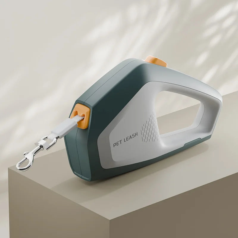 5m Retractable Dog Leash with Quick-Release