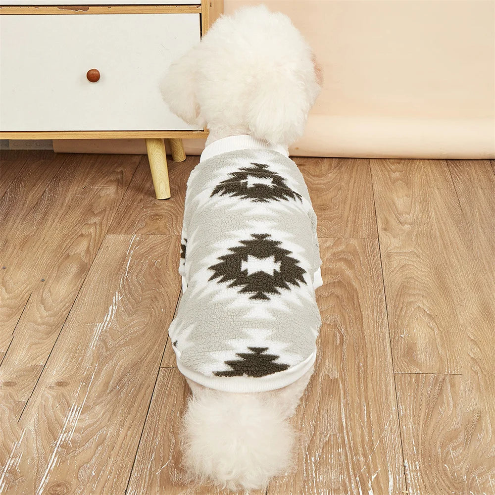 Fleece Winter Sweater for Cats & Small Dogs