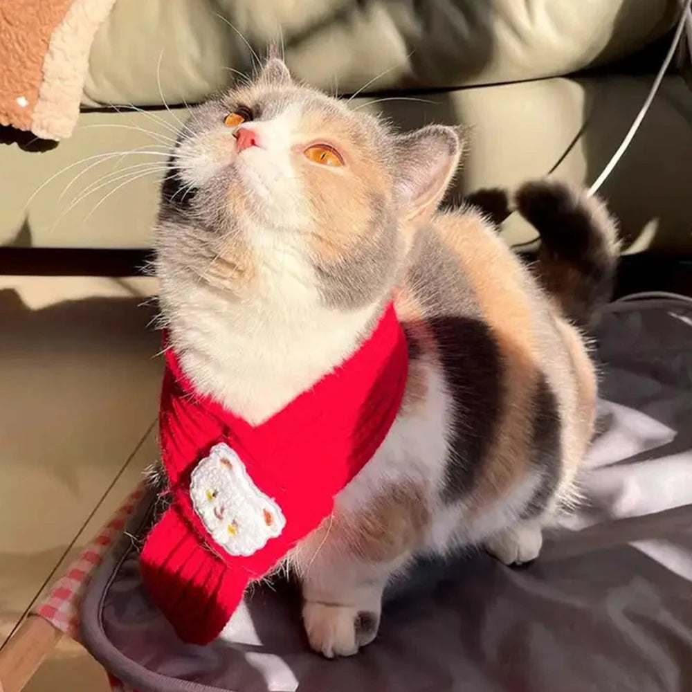 Printed Neck Scarf for Cats & Small Dogs