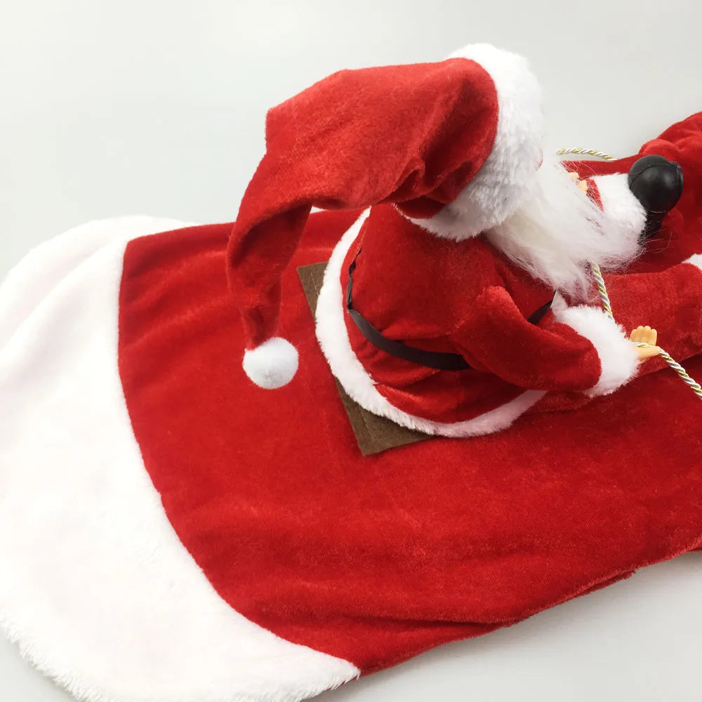Christmas Santa Cloak Pet Costume