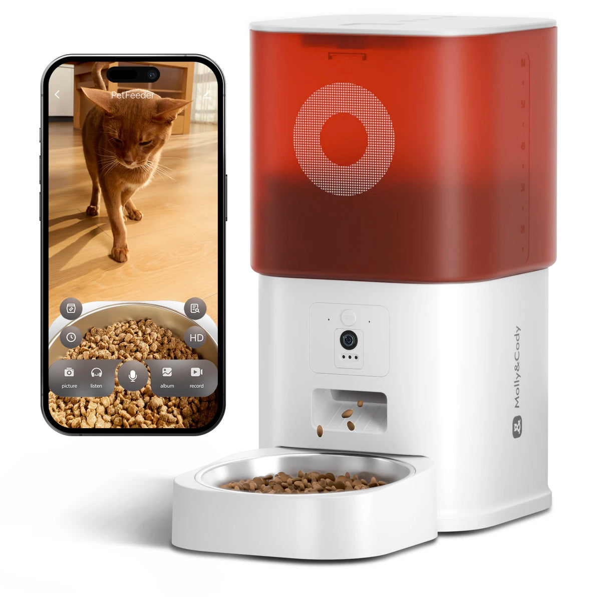 Automatic Pet Feeder with Camera